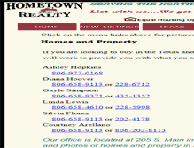 Tablet Screenshot of hometownagent.com